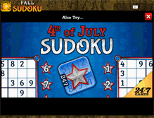 Tablet Screenshot of fallsudoku.com